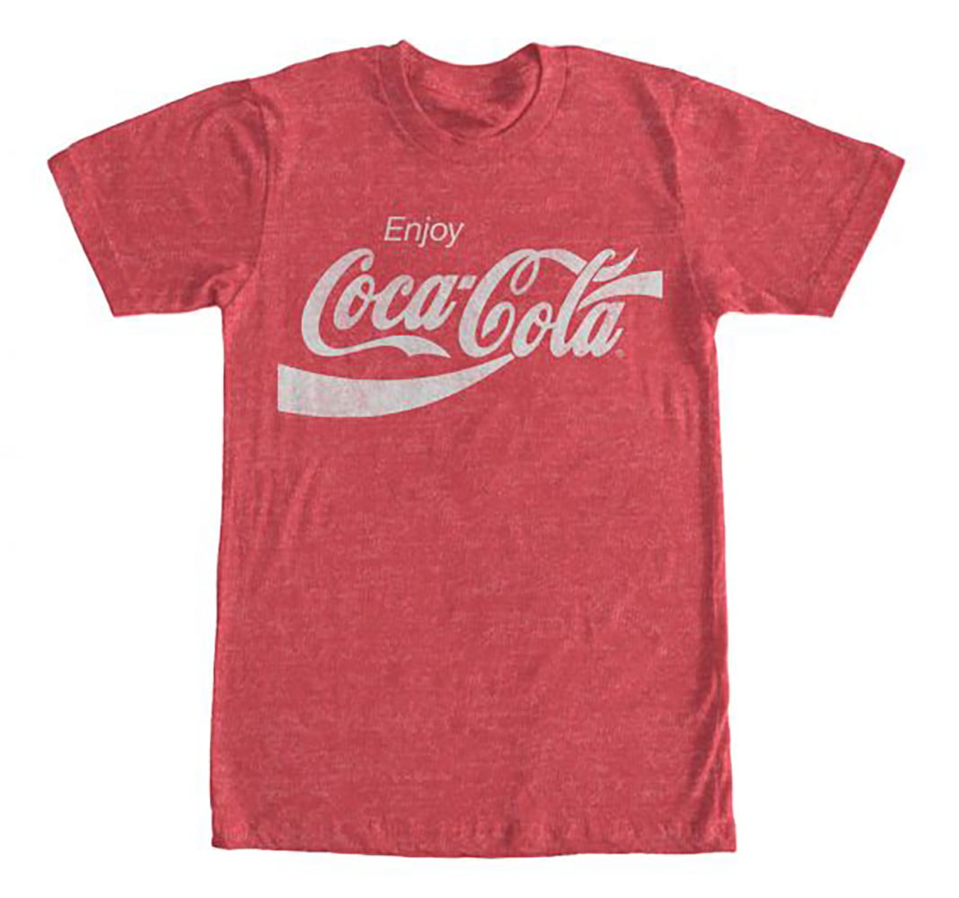 Multicolor Coke Coca-Cola Men's Big & Tall Graphic T-Shirt 
