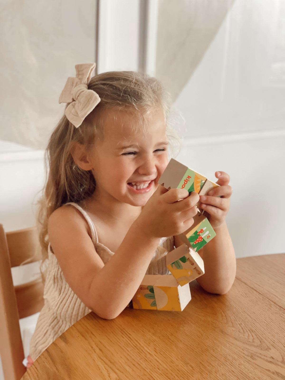 Tumbling Wooden Animal Block Puzzle Ages 2-5