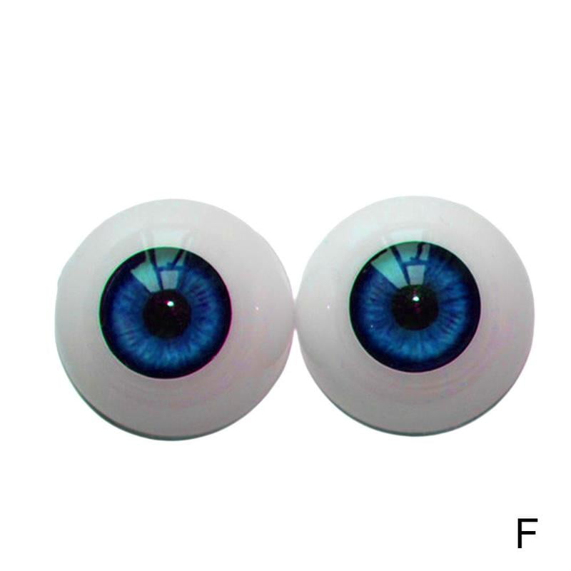 Baby Doll Dark Green Iris Eye 20mm Acrylic Eyeballs for Reborn Girl Boy Doll Bear Mask Toy Halloween Props