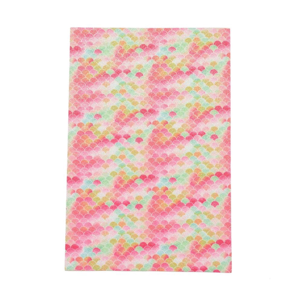 20sheets Sparkle PU Leather Fabric Self-adhesive Fabric for Shoes bag Sewing Patchwork Craft Appliques Mixed color 30x20x0.1cm