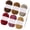 Retro reddish brown, variant on Zecic Scrubby Yarn for Beginner Professional Polyester Yarn Each Skein 1.76oz 120 Yards for Knitting Crocheting Dishcloths