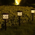 thumbnail image 2 of traje de lámpara solar Irfora 4 Uds luces solares iluminación de paisaje al aire libre lámpara de césped luz solar para camino jardín patio decoración de patio Irfora traje de lámpara solar, 2 of 2