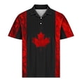 thumbnail image 5 of Camisas de Manga Larga para Hombres Casual Impreso Cuello Girado Abajo, Lado Dividido Botón Abajo Blusa para Al Aire Libre, Diario Y Primavera Verano, 5 of 5