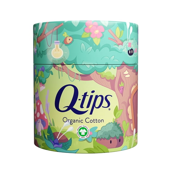 Q-tips Baby Organic Cotton Swabs, Soft & Gentle Cotton Swabs For Sensitive Skin & Baby Care, 200 Count