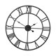 thumbnail image 4 of Reloj de pared con esfera de números , estilo rústico, silencioso, decorativo, de hierro, ideal para la habitación de los niños, dormitorio, of 48 cm, 4 of 8