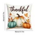thumbnail image 3 of Housse de Coussin Colorée pour l'Action de Grâce, Design Imprimé, pour Canapé et Lit, Décoration Festive, Polyester Doux, 3 of 6