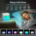 thumbnail image 4 of Alarm Clock Night Lights with 6 Scenes & White Noise, Dual Alarms for Bedrooms, 4 of 7