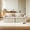 Beige, variant on Kslysuty Modern Loveseat Sofa Couch, Upholstered Comfy Sofa with Pillows & Armrests, Deep Seating Couch with Removable Cover for Living Room Bedroom Apartment Office Small Spaces,Green