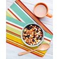 thumbnail image 3 of Red Aqua Stripe Kitchen Dish Towels for Drying Dishes Set of 2, Country Abstract Art Colorful Striped Waffle Weave Microfiber Hand Tea Bathroom Towels Quick Dry & Absorbent Towel 12x12, 3 of 7