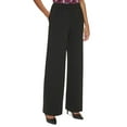 thumbnail image 3 of Calvin Klein Women's Wide Leg Pants Black Size 12, 3 of 3