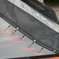 thumbnail image 4 of Car Tailgate Mosquito Net Magnetic Car Tailgate Awning Nylon Rear Windshield Sunshade Rear Tent Sunshade Screen Trunk Privacy Protection Mesh Curtain with Two-way Zipper for SUV, 4 of 9