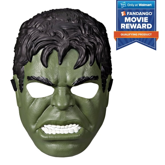 Hulk Marvel Spider-Man Black and Green Full-Face Mask for Children