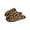 Brown, variant on BERANMEY Women's Leopard Print Slippers Plush Warm Fuzzy House Slippers for Women & Men Cozy Indoor Non-Slip Home Shoes with Fleece Lining