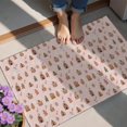 thumbnail image 4 of Pink Christmas Gingerbread House Pattern Door Rugs,Washable Non Slip Door Mats Indoor,Decorative Door Mats,Entry Mat Indoor for Entrance,Bedroom,Kitchen,Bathroom,20"x32", 4 of 6