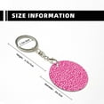 thumbnail image 3 of Naloa Leopard Print Round Keychain Keychain Key Ring, Key Tag, Key Chain Bulk for Gift Accessories (Round), 3 of 7