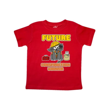 

Inktastic Future Construction Worker with Cute Baby Elephant Gift Toddler Boy or Toddler Girl T-Shirt