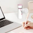 thumbnail image 4 of Facial Mister Eye Sprayer Nano Ionic Hydration Portable Face Mist for Eyelash Extensions Pink, 4 of 8