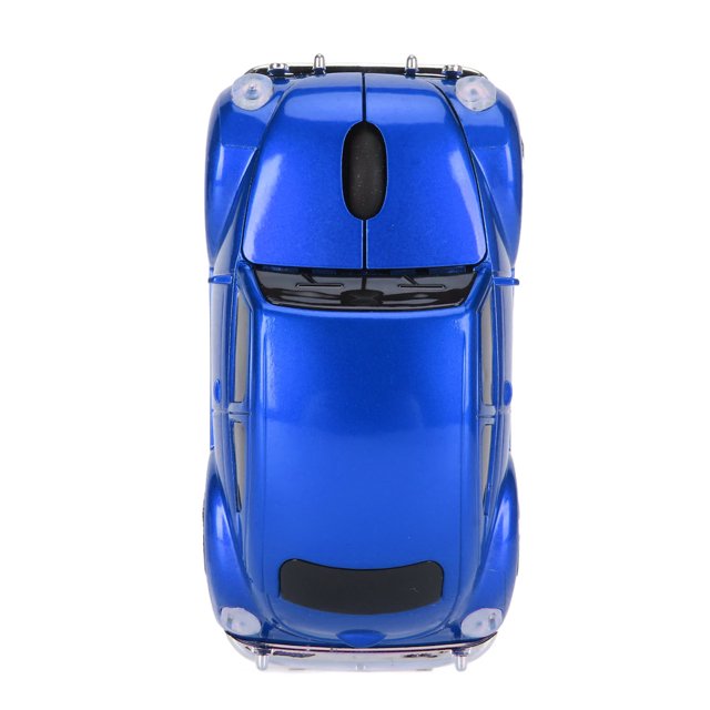 Roo Sports Car Style Wireless Mouse, LED LED De 1600 Ppi Para Computadora Portátil De Escritorio, Sensación De Mano Cómoda, Llamativa, Enchufe Y Juego, Modo De Sueño