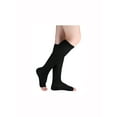 thumbnail image 3 of INSPIRE CHIC Unisex Breathable Toeless Compression Knee High Socks Black, 3 of 5