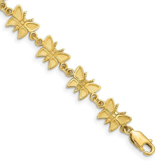 Primal Gold 14 Karat Yellow Gold Butterfly Bracelet