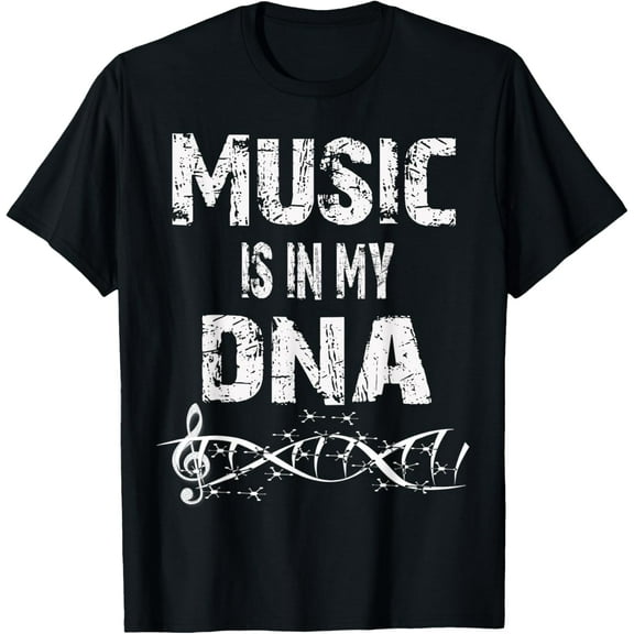 Music Is In My DNA-Musician T-Shirt