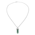thumbnail image 3 of Natural Quartz Necklace, Hexagonal Multipurpose  Pendant Perfect Gift  For Men Women Green Aventurine, 3 of 8