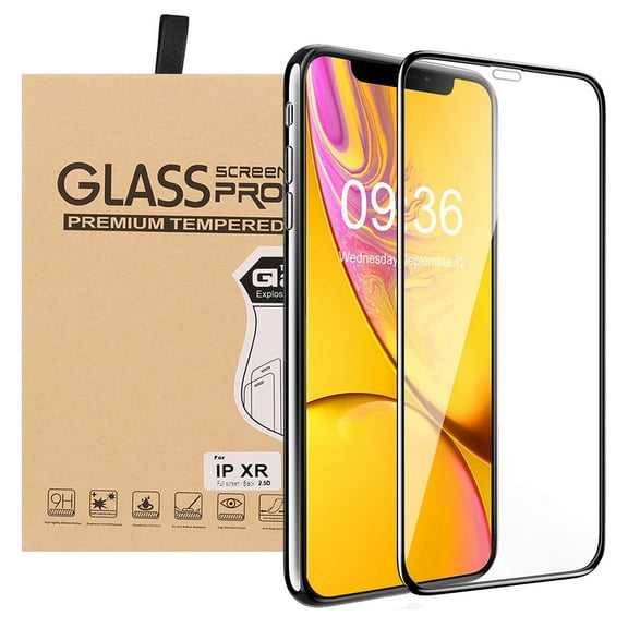 Tempered Glass Anti-Scratch Screen Protector for Apple iPhone Xr with 9H Hardness, Anti-Fingerprint, And Bubble Free Installation