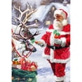 thumbnail image 1 of Diamond Painting (DB2245) Santa Claus 5D DIY Juego de costura cuadrada (B1843) 20X30cm Hugtrwg Para estrenar, 1 of 2