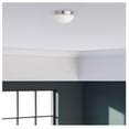 thumbnail image 2 of Project Source 1-Light 9.25-in Brushed Nickel Flush Mount Light, 2 of 5