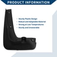 thumbnail image 4 of Unique Bargains Mud Flaps Splash Guards W/Mount  Accessories for BMW X6 2009-2017 Front and Rear Mud Guards 1 Set, 4 of 6