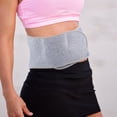 thumbnail image 3 of Faja lumbar delgada, transpirable, elástica y ajustable, ideal para todas las estaciones. Banda térmica abdominal, faja lumbar y soporte para la espalda para adultos y personas mayores (L)., 3 of 8