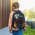 thumbnail image 6 of Rocae Surrealist Goat for Comfortable Student Backpack - Lightweight ,Durable School Bag Ideal for Middle School, High School, and College, 6 of 6