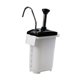 thumbnail image 1 of Dispensador de salsa de gran capacidad, botella con bomba para condimentos, recipiente separable, Blanco, 1 of 9
