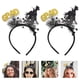 thumbnail image 2 of KAKOWELY 2 diademas de graduación con diseño de birrete de soltero, diadema de ceremonia para mujer, accesorios de fiesta., 2 of 4