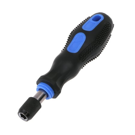 

Multi-function 1/4 6.35mm Non-slip Dismountable Screwdriver Handle With Soft Ru