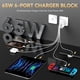 thumbnail image 2 of Bloque de carga Bustuny de 65 W USB-C PD y QC de 6 puertos para iPhone, 2 of 7
