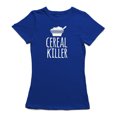 thumbnail image 1 of T-shirt Bleu Royal pour Femmes Cereal Killer, 1 of 1