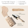 thumbnail image 2 of PÜR MINERALS 4-in-1 Love Your Selfie Longwear Foundation & Concealer Full Coverage, Hydrating Formula, Cruelty Free, 1.7 F. Oz.,Ivory Beige/MN1, 2 of 6
