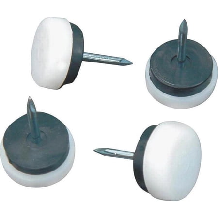 ProSource FE-50311-PS Cushioned Furniture Slide Glide, 3/4 in Dia, Plastic
