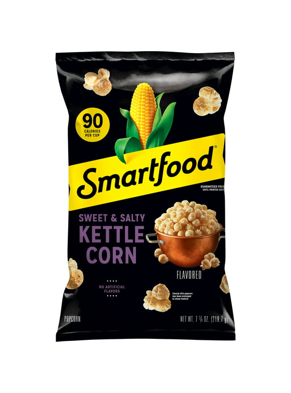 Smartfood Kettle Corn Flavored Popcorn, 7.75 oz Bag