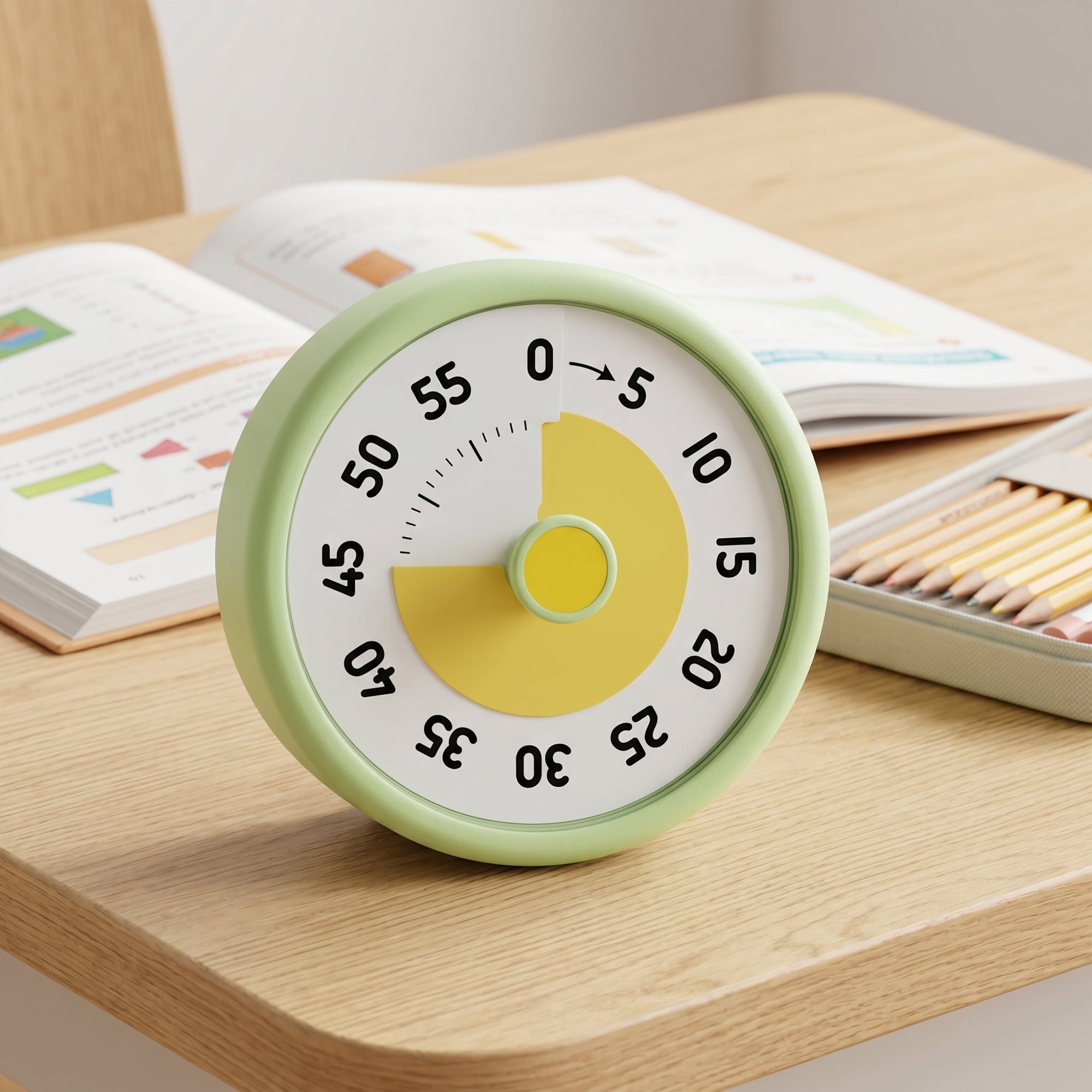 Unique Bargains 60 Minute Kitchen Digital Visual Timer Green-B