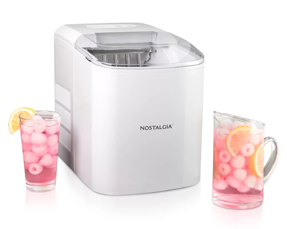 Nostalgia ICMWH 26Pound White Automatic Ice Cube Maker