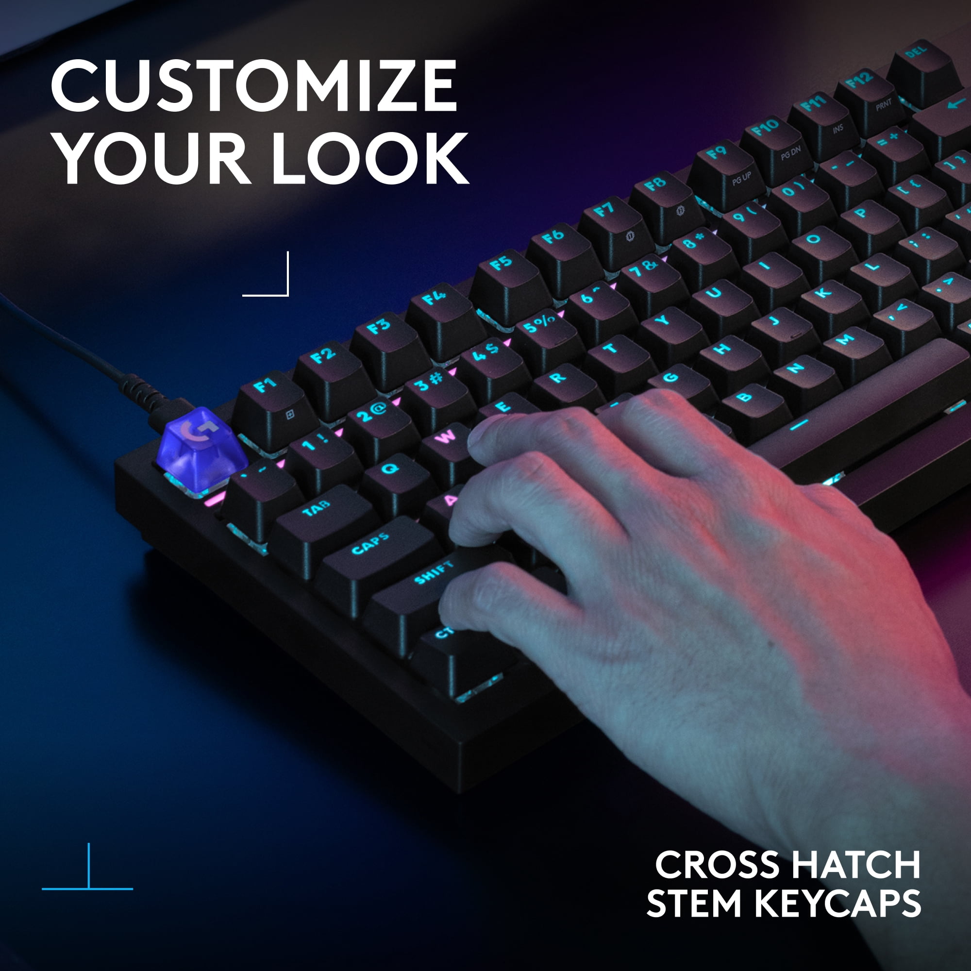 Logitech G316 X 98 Gaming Keyboard, 8 kHz Report Rate, Hot-Swappable Tactile Switches, Gasket Structure, USB-C, RGB Lightsync, for PC, Black