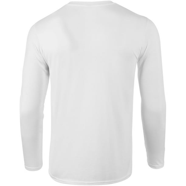 Gildan Mens Soft Style Long Sleeve T-Shirt 