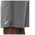 thumbnail image 4 of ASICS Mens Mixer Athletic Workout Shorts, Grey, XX-Large, 4 of 5