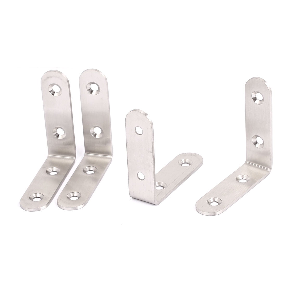 Uxcell Stainless Steel Shelf Corner Brace Right Angle Bracket 1.8" x 1.