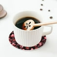 thumbnail image 6 of Kdxio Ladybugs and Red Hearts Funny Coasters,4 Pcs Leather Coasters,Housewarming Gifts,Protect Furniture from Water Marks Scratch and Damage, 6 of 8