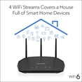thumbnail image 3 of Enrutador WiFi NETGEAR Nighthawk® AX4 de 4 transmisiones AX3000 RAX36S, 3 of 6