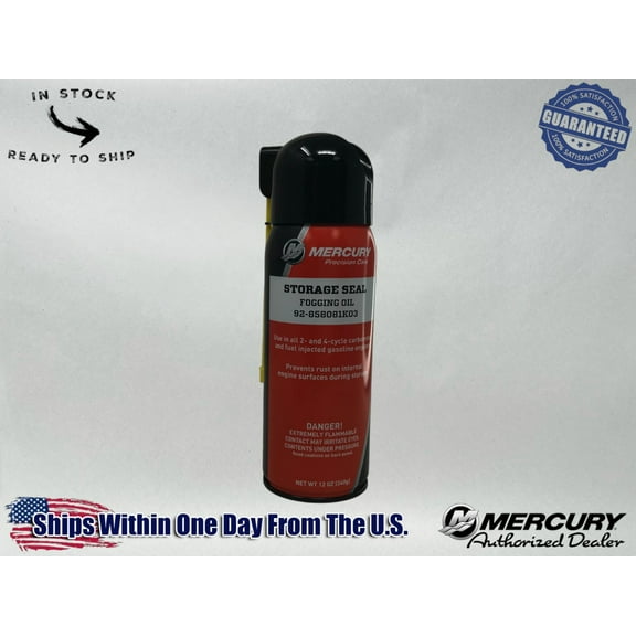 Mercury Genuine OEM Authentic Storage Seal Fogging Oil 12oz 858081K03