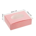 thumbnail image 2 of Uxcell 4"x3"x1" Paper Soap Box with Window Homemade Soap Boxes Oval Presents Packaging Boxes, Pink 30 Pack, 2 of 6